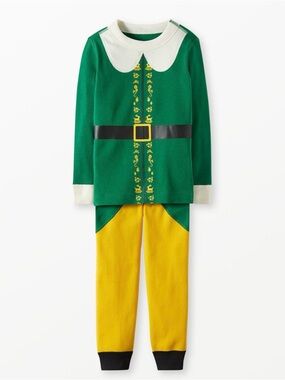 Hanna Andersson Buddy the Elf Pajama Set Sz 130cm